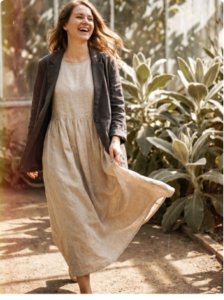 Linen dresses collection