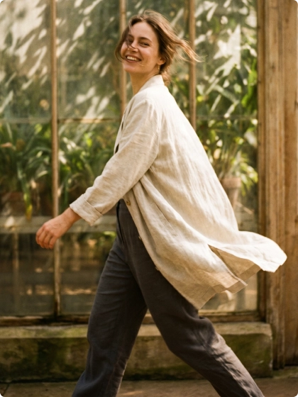 Women's linen fashion collection