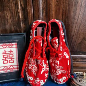 Handmade Old Beijing Cloth Shoes with Thousand Layer Sole