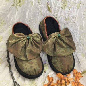 New Chinese Style Bow Knot Thousand Layer Cloth Shoes