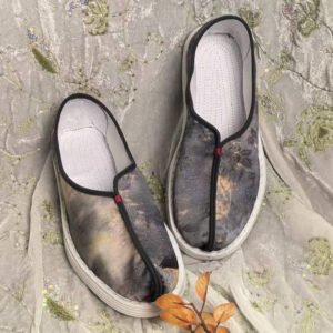 Traditional Old Beijing Cloth Shoes with Thousand Layer Sole